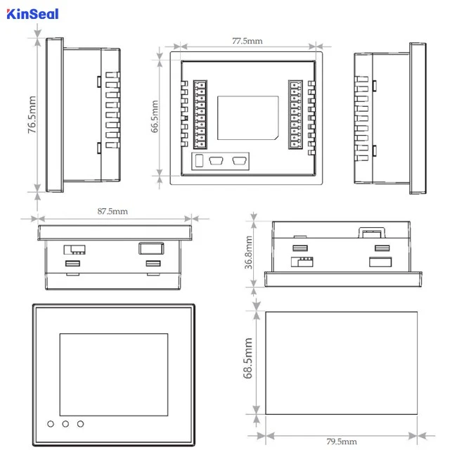 2.8-inch industrial HMI1